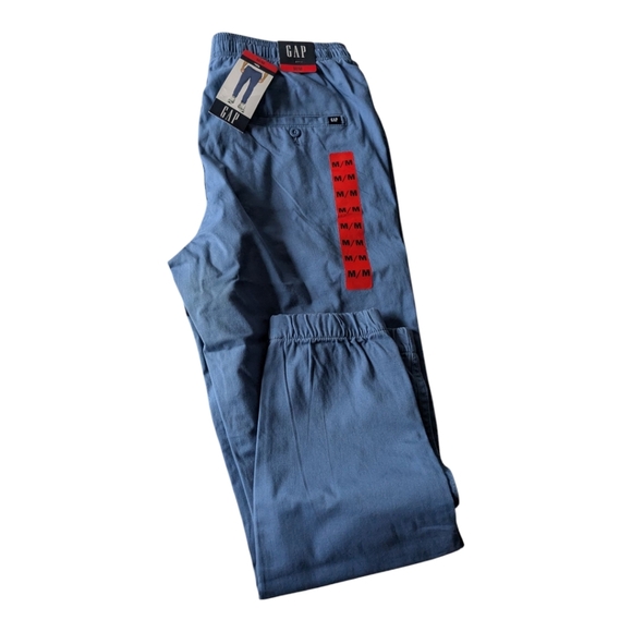 GAP Pants - Gap Elastic Ankle Cuffs Pants. Blue. Size M. NWT